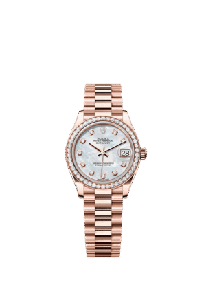 أويستر، ٣١ مم، من ذهب إيفروز والألماس  الرقم المرجعي 278285RBR