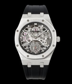 تطلق AP ساعة Royal Oak Series AP الأوتوماتيكية الهيكلية التوربيون العائمة الأوتوماتيكية. حركة توربيون ذاتية التعبئة كاليبر 2972 تم تطويرها ذاتيًا